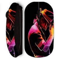 Wireless Mouse - Maniacase - Michael Jackson - Black - Colorful - Ergonomic
