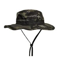 Žvejo kepurė kamufliažo rašto vyrams moterims vienspalvė dubens stiliaus kupolo kepurė su raišteliais plataus krašto žygio kepurė
