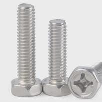 Galvanized Hexagon Cross Slot Screws & Bolts (M3-M8) M3*5