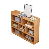 Bedside Table Simple Multi Compartment 10 Cube Open Storage Organizer Thickened Density Board Long