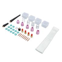 38Pcs TIG Gas Lens Kit Glass Cup Back Cup O Ring Gasket Plasma Cutter Torch Consumables for WP9 20