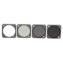 Junestar Action Camera Filters 4 in 1 Filter Kit UV CPL ND8 ND16 for DJI Action2 Motion Camera
