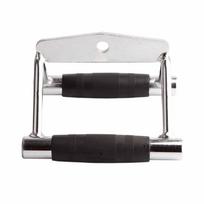 Fitness Tricep V Shaped Press Down Bar Rowing Training Handle Stainless Steel Rubber