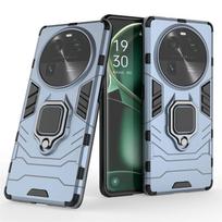 OPPO Find X6 Pro 5g galinio dangtelio telefono dėklas smūgiams atsparus šarvuotas apsauginis metalinis žiedo laikiklis magnetinis apsauginis Funda Coque dėklas CHINA&For OPPO Find X6 mėlyna