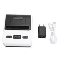 Thermal Label Printer Fast Printing Large Capacity Type C Interface 2000mAh Battery Label Printer EU Plug balta