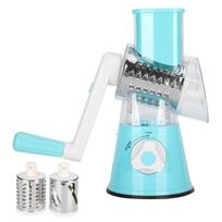 Multifunctional Vegetable Cutter Manual Food Grater Shredder Chopper Kitchen AccessoriesRed mėlyna