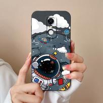 For Redmi K80 Note 5 7 7S 8 9 9S 9T 10 10S 10T Pro Max Plus Cover Cases Dreamy Space Astronaut Soft Silicone Anti Slip Durable Housing For Redmi Shell Redmi Note 5 gray