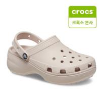 Crocs Classic Platform Clog Sandals Slippers 206750 6ur creamy/M5W7(240mm) white