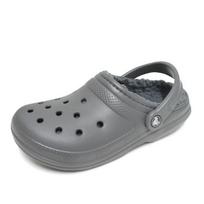 Crocs Unisex Classic Lined Clog Winter Slipper Blue Gray 203591 0ex 2035910EX/230mm(M4/W6) gray