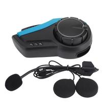 Motociklo šalmas Bluetooth ausinė Triukšmo mažinimas IP65 Vandeniui atsparus Reguliuojamas Laisvų rankų HiFi mėlyna