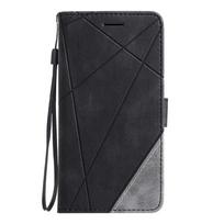 Piniginės tipo atverčiamas dėklas Xiaomi Redmi 13 13C Note13 Note 13R 13 Pro Plus Redmi13 odinis magnetinis telefono apsauginis krepšys for Redmi 13 4G juoda