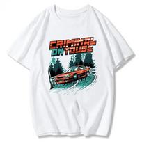Initial D T Shirt Japanese Anime Graphic Funny Harajuku Manga T Shirt Fashion Casual Short Sleeve Plus Size T Shirt Women S armijos žalia spalva