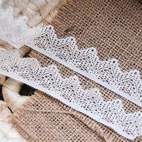 2.5cm Lace Single Wave Edge Elastic Nylon Spandex Silk Trim for DIY Clothing and Underwear White gray
