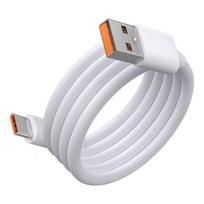 6A 66W greitas usb c tipo c kabelis Greito įkrovimo duomenų laidas įkroviklis usb laidas c skirtas Samsung s21 s20 A51 xiaomi mi 10 redmi note 9s 8t 1m balta