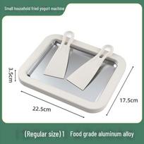 DIY Fried Yogurt & Ice Cream Maker - Home Use, Kid-Friendly Ice Tray, 304 Stainless Steel 500-4999 Units white