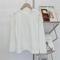 Premium Soft Double-Sided German Velvet Slim Fit Shirt - Autumn/Winter Solid Color, Thickened Brushed Top XXXL (150-170 lbs) balta