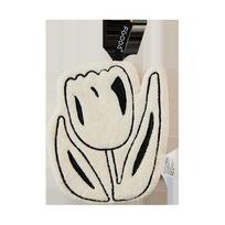 French Style Coral Fleece Hanging Hand Towel tulpės spalva