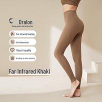 Women's German Velvet Autumn Trousers: Plus Velvet, Cold-Proof, Self-Warming, Antibacterial Leggings XXL (140-155 jin)