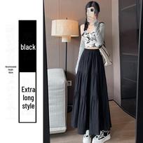 Women's Blue High-Waist Ballet-Style Skirt - Spring/Summer 2025 Collection L