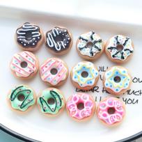 6/12 vnt. 2,2 cm Mini Spurgos Formos Šaldytuvo Magnetai Spalvingi Kawaii Lipdukai Šaldytuvui Lentai Mieli Šaldytuvo Lipdukai Virtuvės Dekorui gray