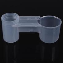 Plastikinis naminių paukščių girdykla, vandens buteliukas, puodelis, katė, vištiena, balandis