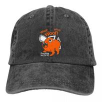 Washed Men's Baseball Cap Pochita Woof Trucker Snapback Cowboy Caps Dad Hat Chainsaw Man Anime Golf Hats Adjustable tamsiai pilka spalva