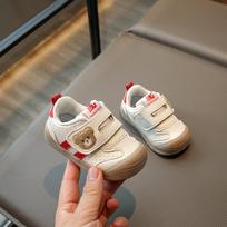 Tenis Kid Sneakers Autumn New Anti Slip Comfort Soft Sole Baby Shoes Boy Girl Sports Shoes Breathable Walking Shoes Girls Shoe 16insole12CM raudona