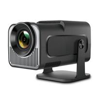 2025 Naujas HY320 Mini Native 720P Android 11 4K Projektorius 300ANSI Wifi6 BT5.0 Kino Lauko Nešiojamas 180° Pasukamas Projektorius EU Plug