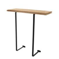 Wall Mounted Towel Holder with Wood Shelf Strong Load-bearing Easy to Install Multi-functional sena mediena