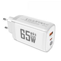 65W GaN USB C Chargers PD Fast Charging Adapter for IPhone Samsung IPad Macbook Laptop Tablet Charger Quick Charge3.0 EU/US Plug EU Plug balta