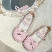 2025 m. nauji saldūs ir mieli zuikučio kaspinėliai Lolita Lolita batai kasdieniai universalūs Mary Jane princesės batai 35 rožinė
