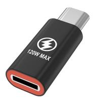 Adapter for iPhone 16 / iPhone 16 PLUS / iPhone 16 PRO / iPhone 16 PRO MAX - USB-C to Lightning Phonillico® juoda