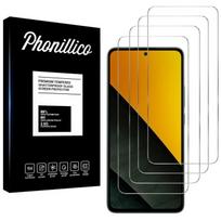 Tempered Glass for Xiaomi Poco M7 Pro 5G [Pack of 4] Screen Protector Glass Film Phonillico® skaidri