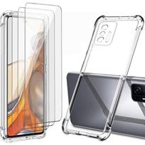Case - RASENA - Xiaomi Mi 11T/11T Pro - Transparent Silicone - 9H Tempered Glass - Super Guard Corners