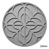 Silicone Trivet Mats Duble-Size Used Pot Holders Coasters Heat Resistance Spoons Rest Kitchen Dish Drying Mat 16cm&Round