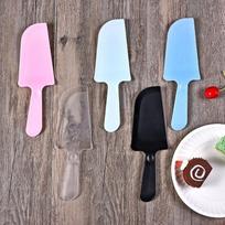 10Pcs Disposable Plastic Birthday Cake Knife Food Grade Safe Kitchen Tools žalia