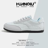 Global German training shoes women's KMXFX80217 spring new student sports and leisure shoes platform white shoes women's board shoes 35 ežero žalia spalva