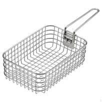 Fry Basket French Holder Restaurant Kitchen Tool Foldable Handle Wire Mesh Stainless