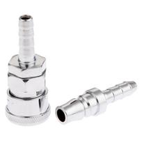 2 vnt Geležinės pneumatinės jungties oro linijos žarnos kompresoriaus jungties greito atjungimo movos oro linijos jungiamosios detalės 8 mm žarnai SH20 PH20