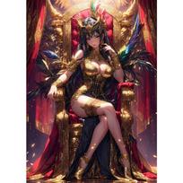 Anime Seksuali Mergina Kleopatra Plakatai ir Spaudiniai Ant Drobės Kawaii Animacinis Manga Sienos Menas Paveikslas Svetainei Namų Dekoras 21cm×30cm NoFrame beige