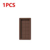 1-10PCS Chocolate Bar Molds Silicone Mold Dubai Chocolate Mold Break Apart Wax Melt Mould Pistachio Candy Bar Mold Handmade Gift