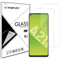 Screen Protector - Top4pc - Samsung Galaxy A21s - Pack of 2 - Tempered Glass - 9H Hardness skaidri