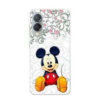 Phone Case - Mickey Mouse - Samsung Galaxy S25 Edge - Silicone - Black - Cartoon juoda