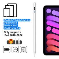 Apple Pencil 2 skirtas iPad Pencil delno atmetimo pakreipimo rašiklis 2024 2024 2020 2019 2018 iPad Air 4 5 7 8 9 Mini 5 6 pieštukas balta