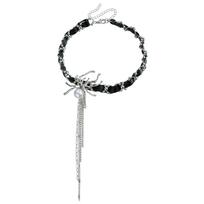 Accessories Dark Goth Spider Collarbone Chain Choker Exquisite Sweet Cool Babe Design Sense Necklace