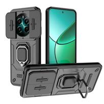 OPPO Realme 13 dėklas Dangtelis Realme 13 Realme13 4G Capas Galinis šarvuotas Bamperis Atsparus smūgiams Kameros objektyvo žiedas Laikiklis Fundas Realme 13 Realme 13 4G juoda