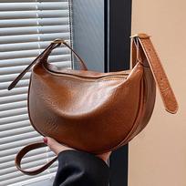 Madingos koldūnų formos petinės rankinės moterims Paprastos PU odinės crossbody rankinės Universali didelės talpos moteriška rankinė Piniginė