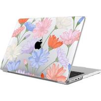 Case for MacBook Pro 14 Inch M5 M4 M3 M2 M1 Pro/Max 2026 2025 2024 2023 2021, Hard Shell Protection Floral Pattern rožinė