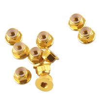 Anodize M4 Nylon Insert SelfLock Nuts Hex Lock Nut Aluminum Alloy 10pcs Set