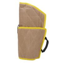 Jute Dog Bite Sleeve Yellow Edge Robust Arm Protection Dog Training Equipment For German Shepherd